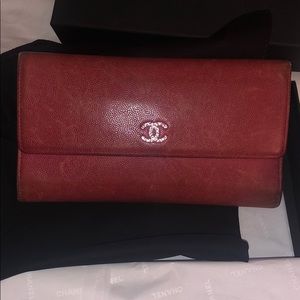 Authentic Chanel Pink Wallet